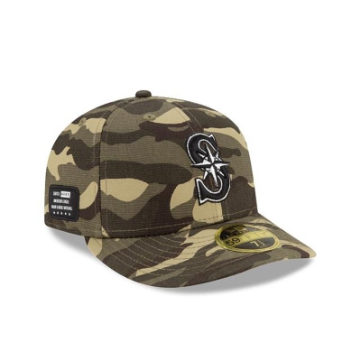 Sapca New Era Seattle Mariners MLB Armed Forces Weekend Low Profile 59FIFTY Fitted - Verzi